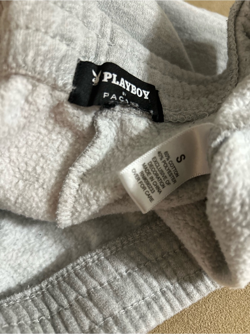 PacSun Playboy Bunny Gray Shorts Size Small EUC - Picture 4 of 4